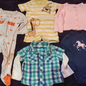 Infant 9 month Girls Clothing Lot